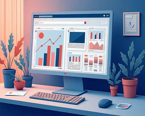 Web App Illustration